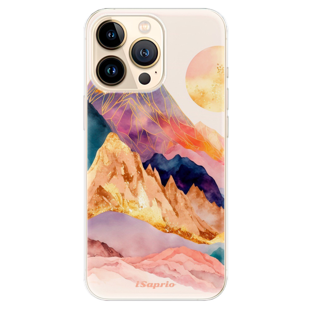 Odolné silikónové puzdro iSaprio - Abstract Mountains - iPhone 13 Pro Max
