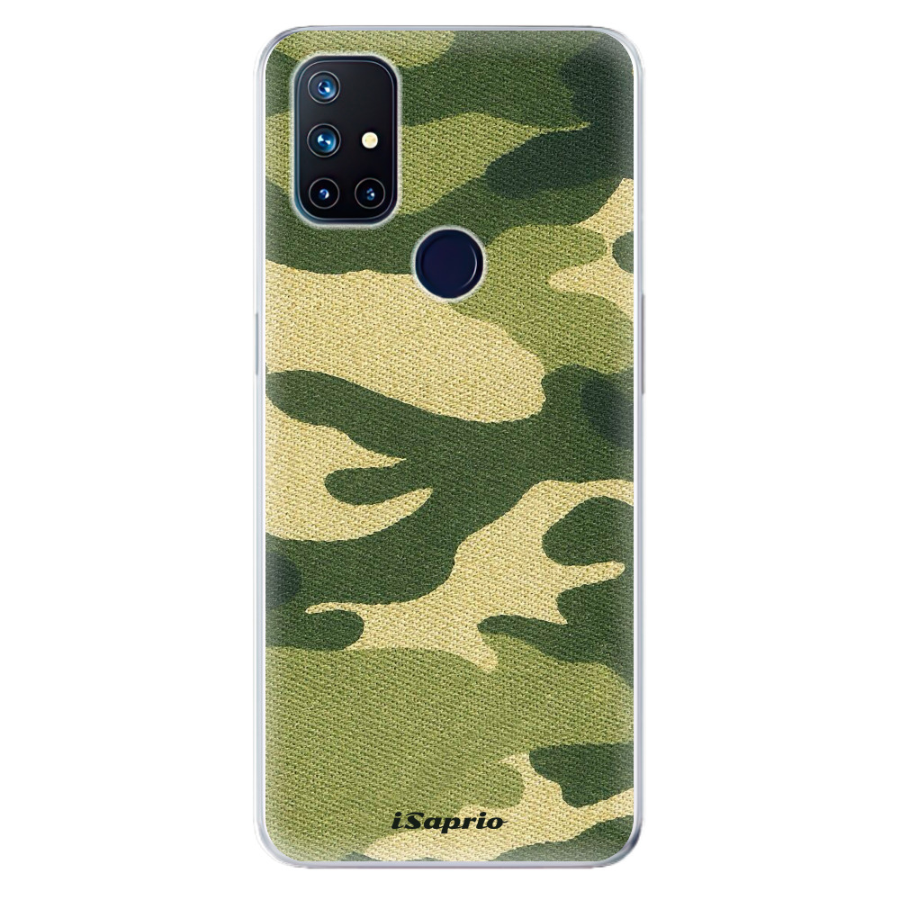 Odolné silikónové puzdro iSaprio - Green Camuflage 01 - OnePlus Nord N10 5G