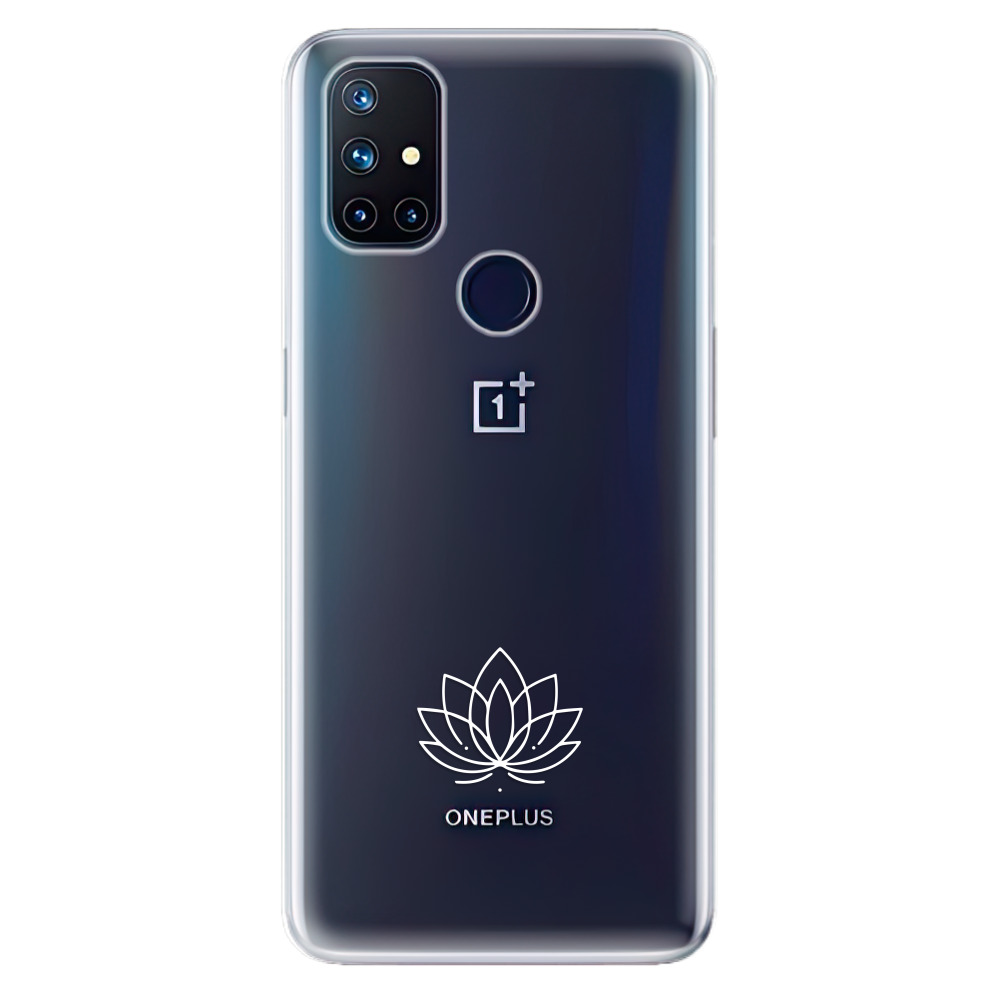 Odolné silikónové puzdro iSaprio - čiré - Lotos - OnePlus Nord N10 5G