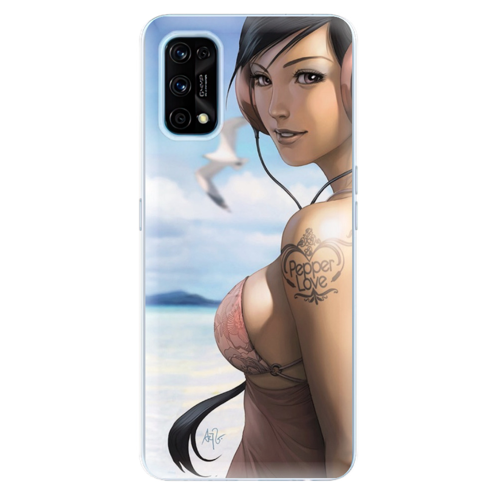 Odolné silikónové puzdro iSaprio - Girl 02 - Realme 7 Pro