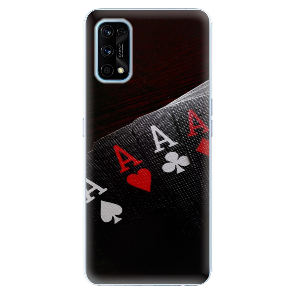 Odolné silikónové puzdro iSaprio - Poker - Realme 7 Pro