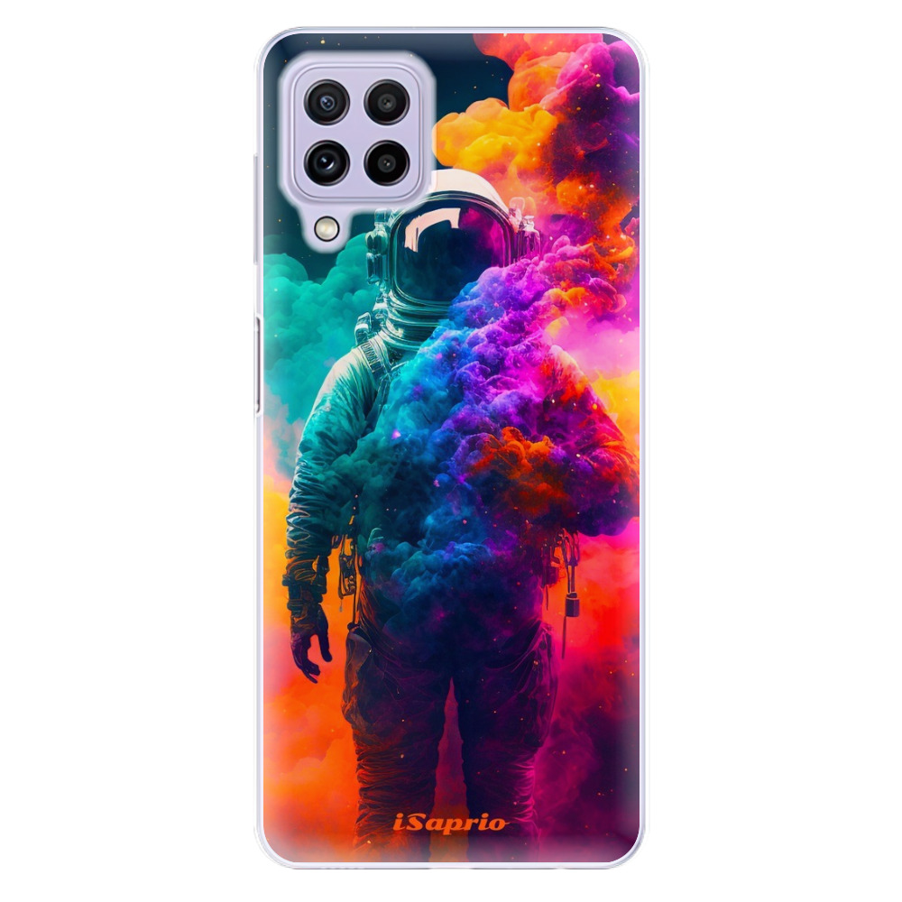 Odolné silikónové puzdro iSaprio - Astronaut in Colors - Samsung Galaxy A22