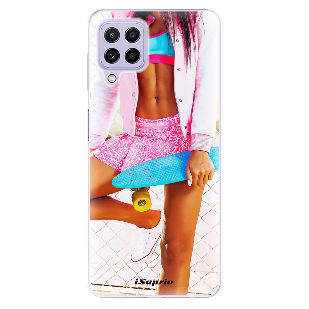 Odolné silikónové puzdro iSaprio - Skate girl 01 - Samsung Galaxy A22