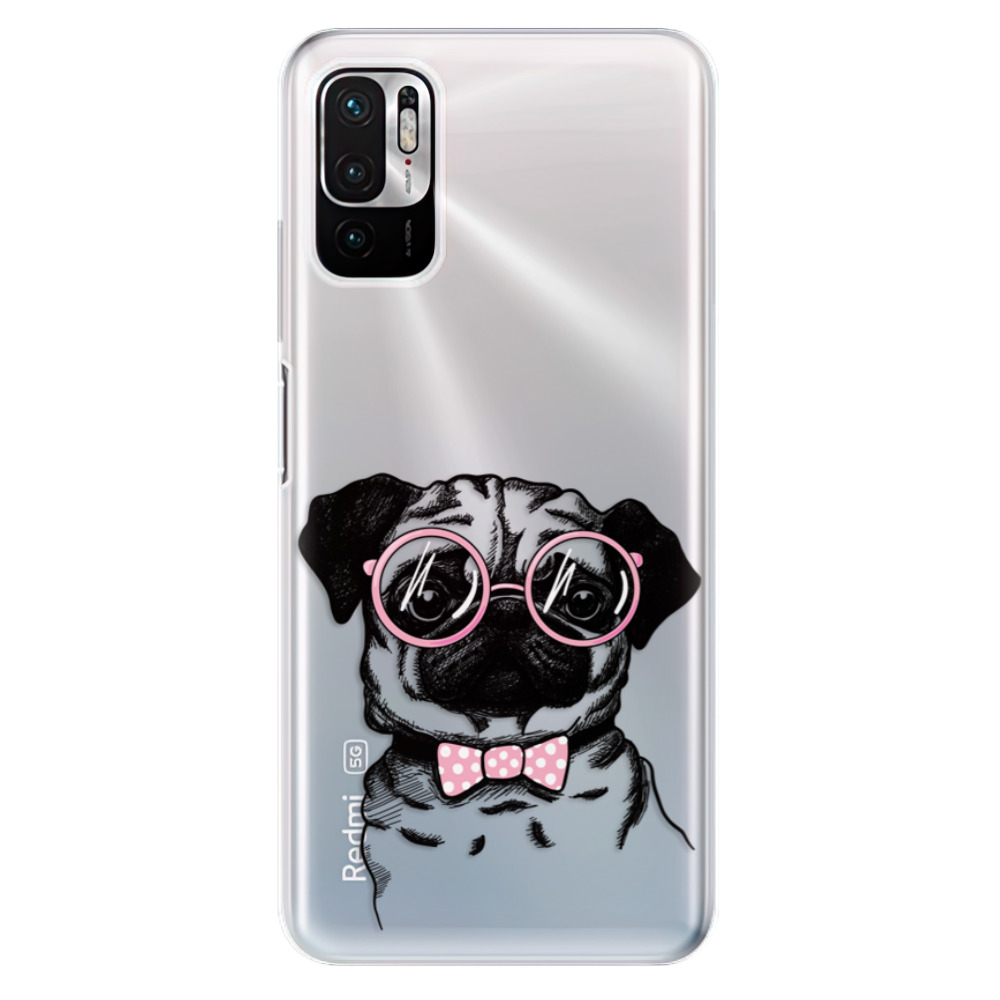 Odolné silikónové puzdro iSaprio - The Pug - Xiaomi Redmi Note 10 5G