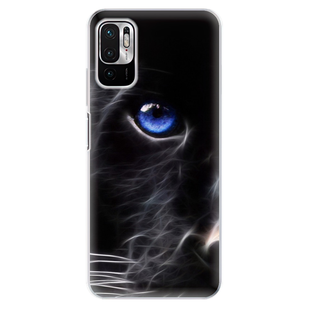 Odolné silikónové puzdro iSaprio - Black Puma - Xiaomi Redmi Note 10 5G