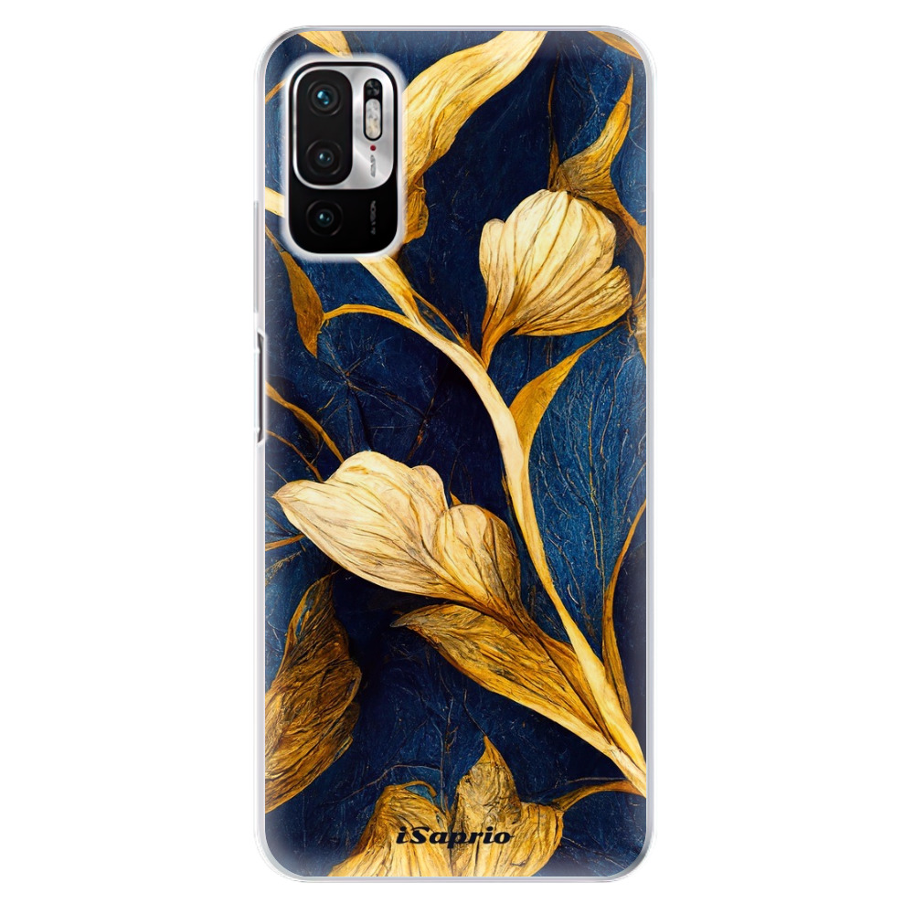 Odolné silikónové puzdro iSaprio - Gold Leaves - Xiaomi Redmi Note 10 5G