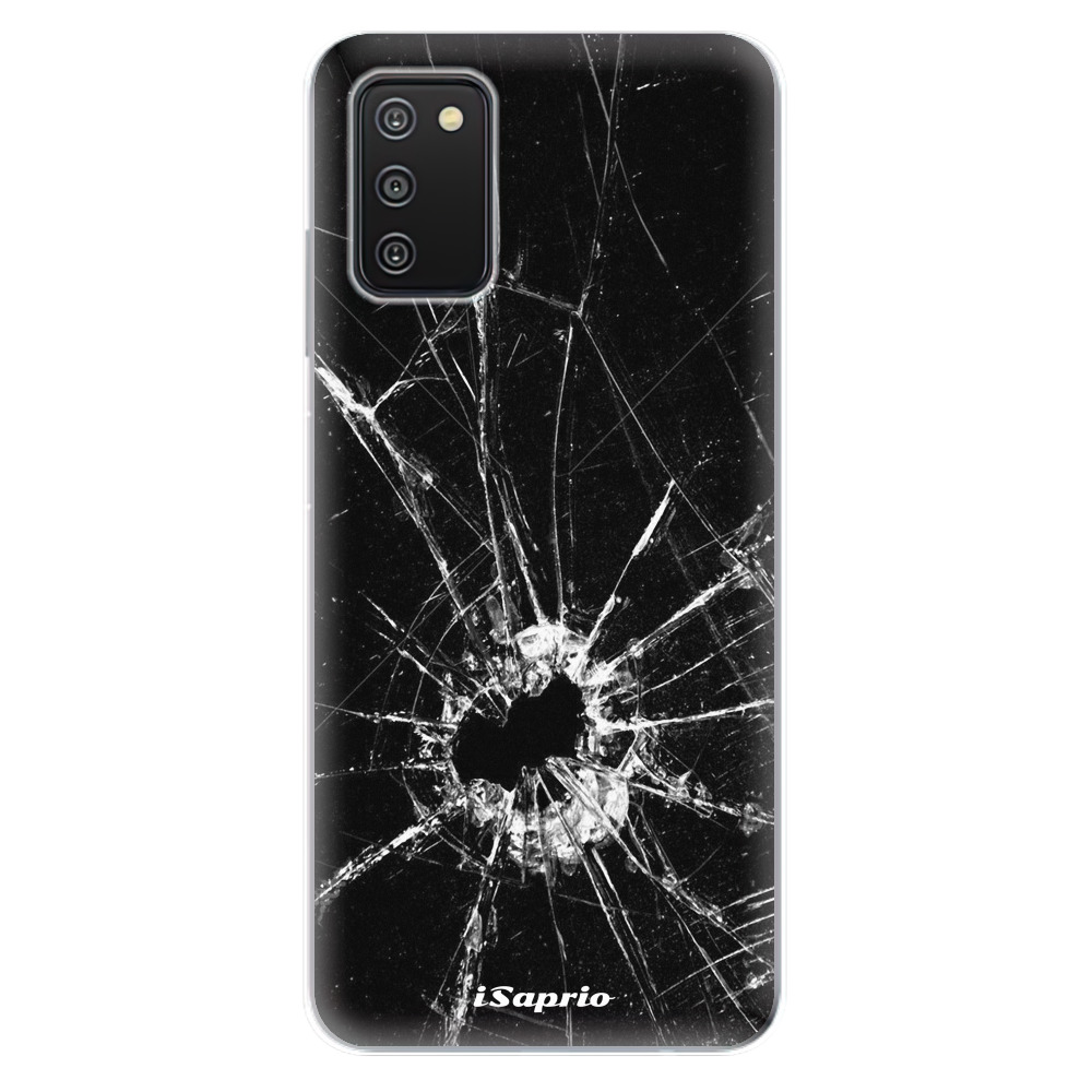 Odolné silikónové puzdro iSaprio - Broken Glass 10 - Samsung Galaxy A03s