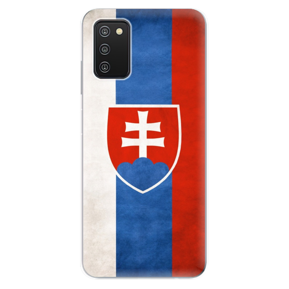 Odolné silikónové puzdro iSaprio - Slovakia Flag - Samsung Galaxy A03s