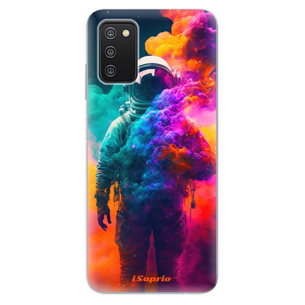 Odolné silikónové puzdro iSaprio - Astronaut in Colors - Samsung Galaxy A03s