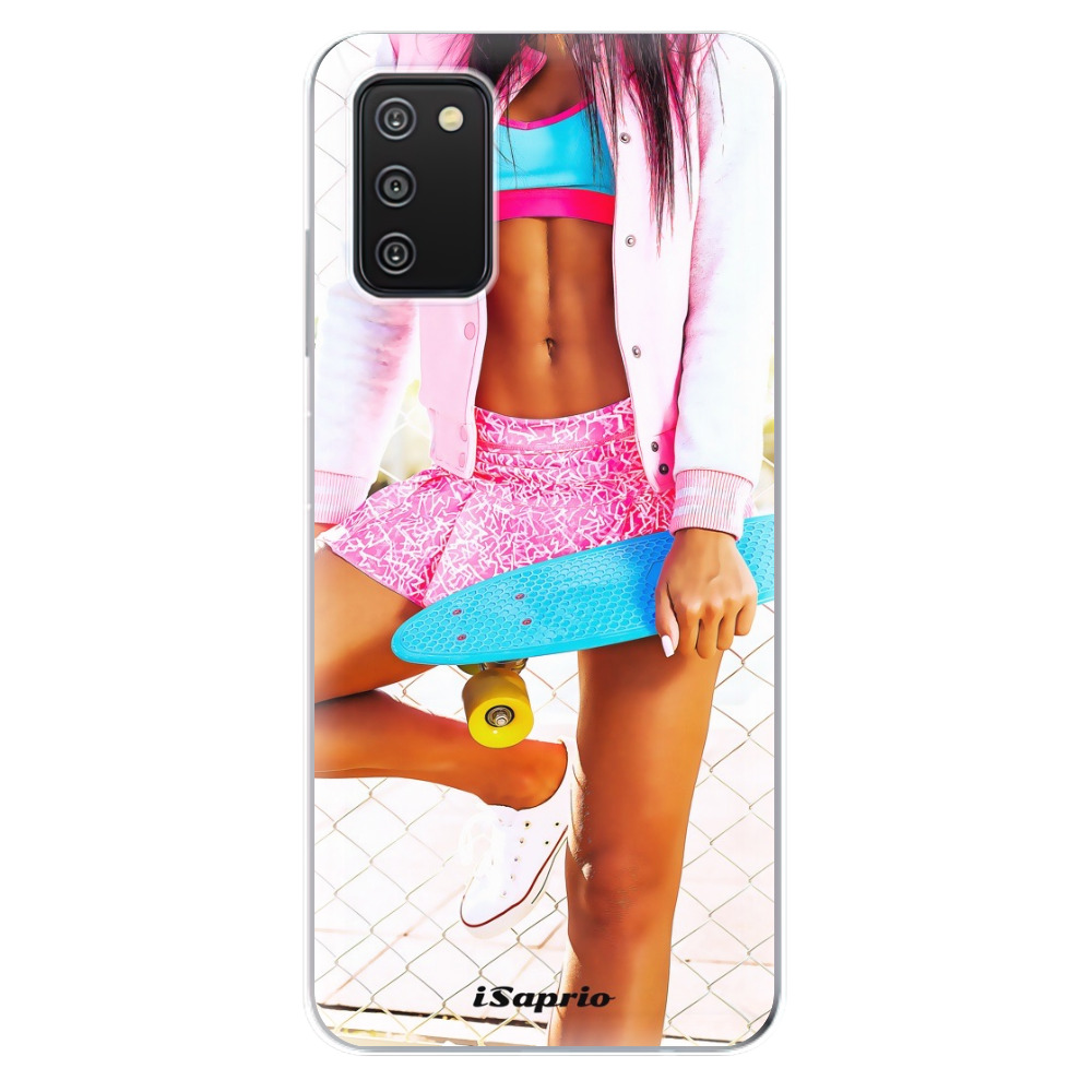 Odolné silikónové puzdro iSaprio - Skate girl 01 - Samsung Galaxy A03s