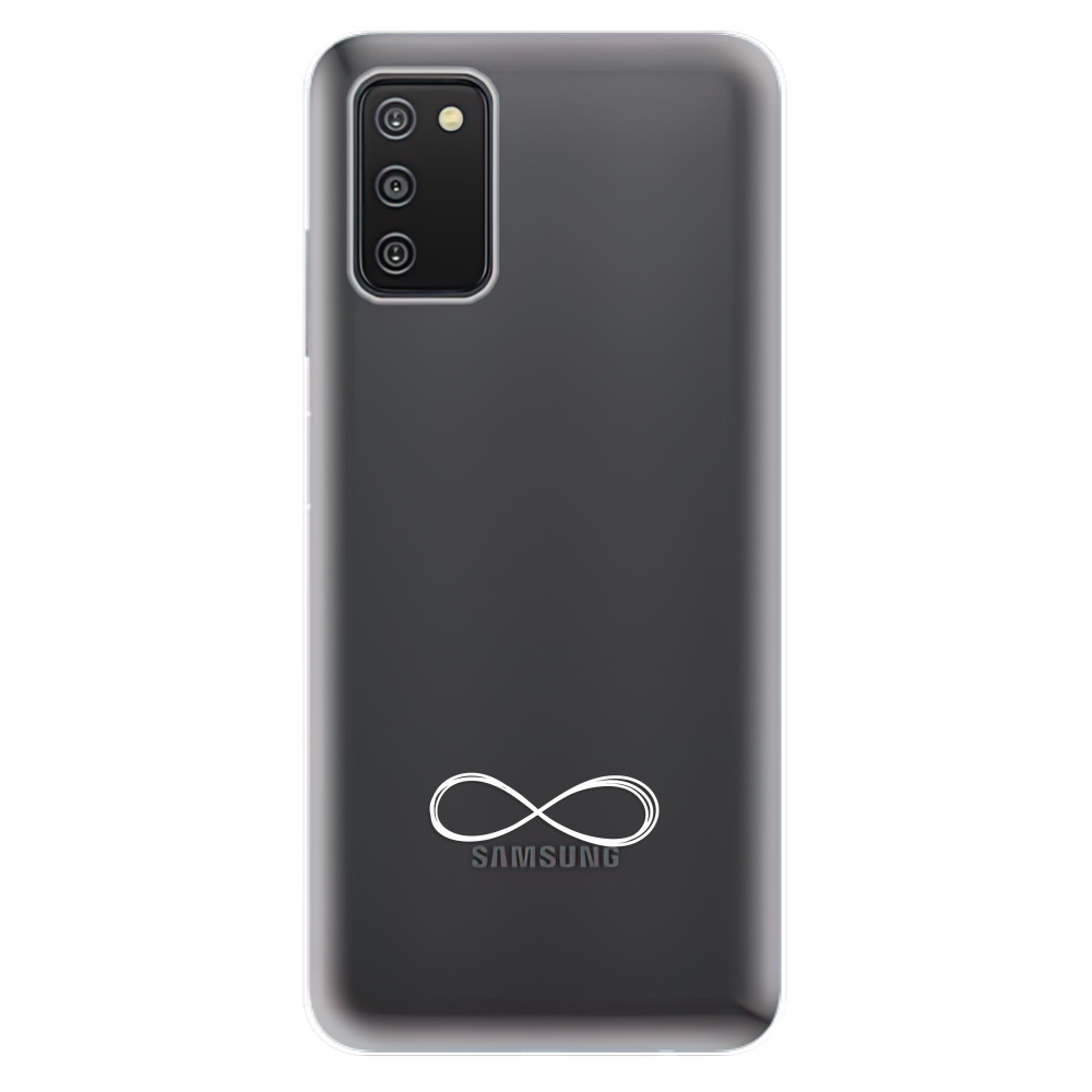 Odolné silikónové puzdro iSaprio - čiré - Infinity - Samsung Galaxy A03s