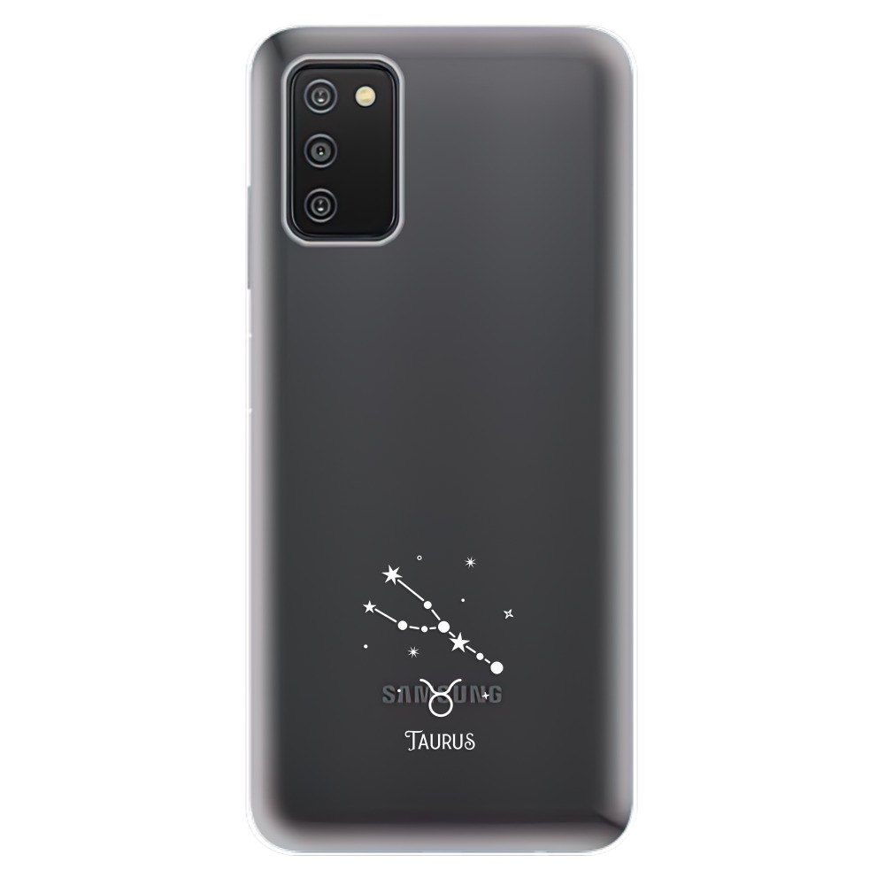 Odolné silikónové puzdro iSaprio - čiré - Býk - Samsung Galaxy A03s