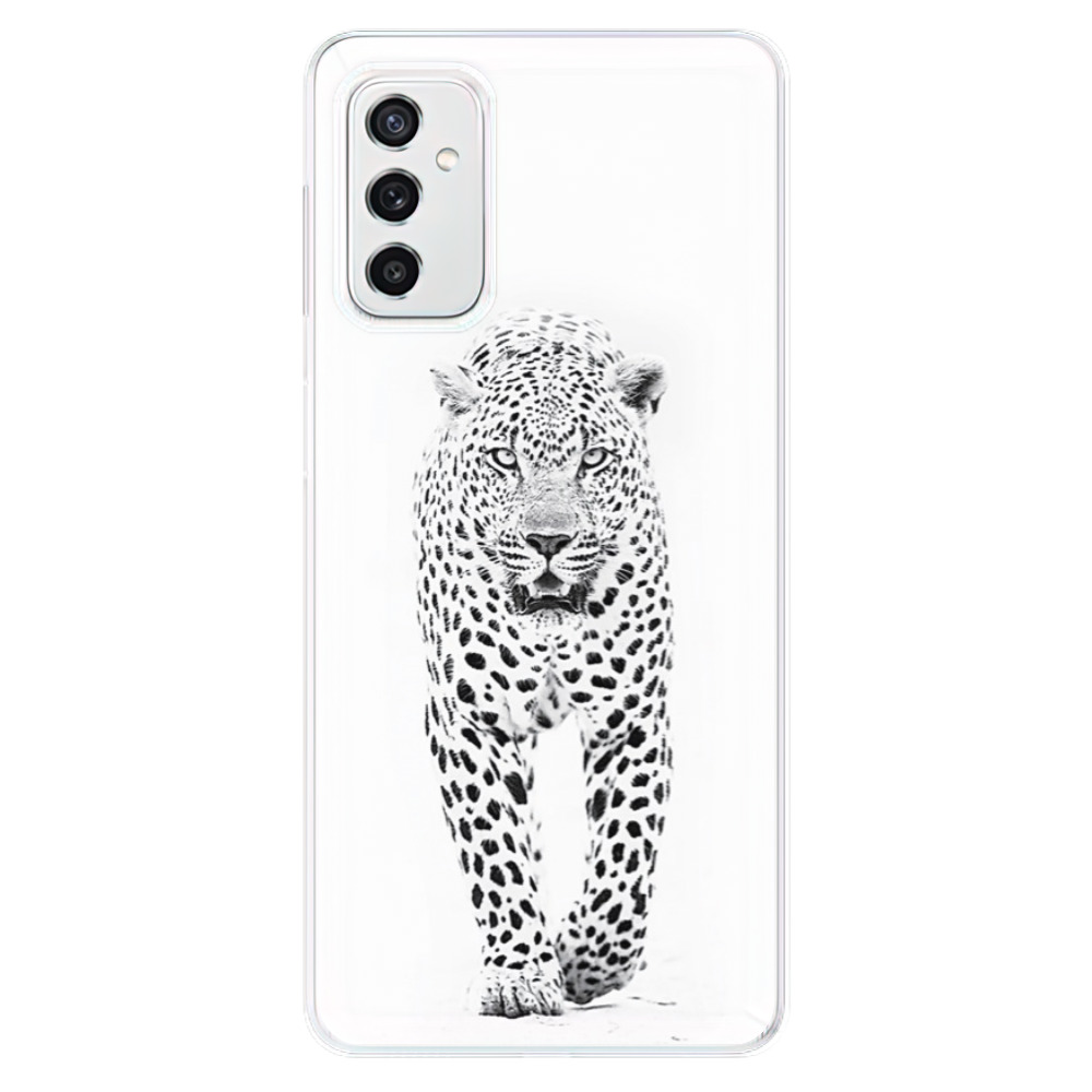 Odolné silikónové puzdro iSaprio - White Jaguar - Samsung Galaxy M52 5G