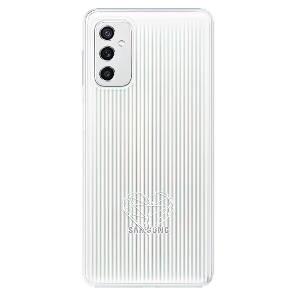 Odolné silikónové puzdro iSaprio - čiré - Digital Love - Samsung Galaxy M52 5G