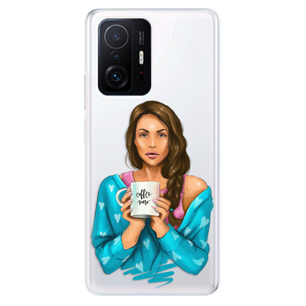 Odolné silikónové puzdro iSaprio - Coffe Now - Brunette - Xiaomi 11T / 11T Pro