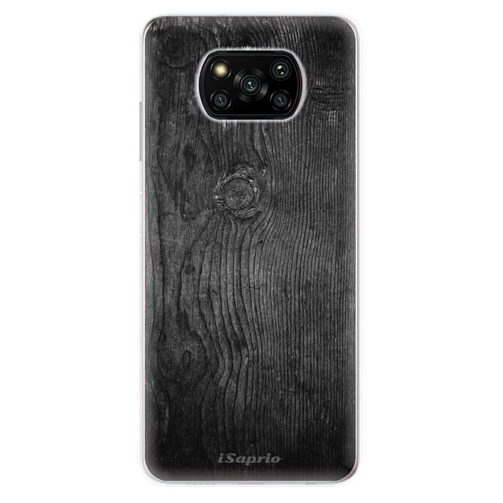 Odolné silikónové puzdro iSaprio - Black Wood 13 - Xiaomi Poco X3 Pro / X3 NFC