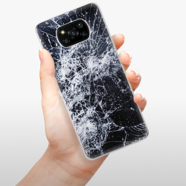 Odolné silikónové puzdro iSaprio - Cracked - Xiaomi Poco X3 Pro / X3 NFC