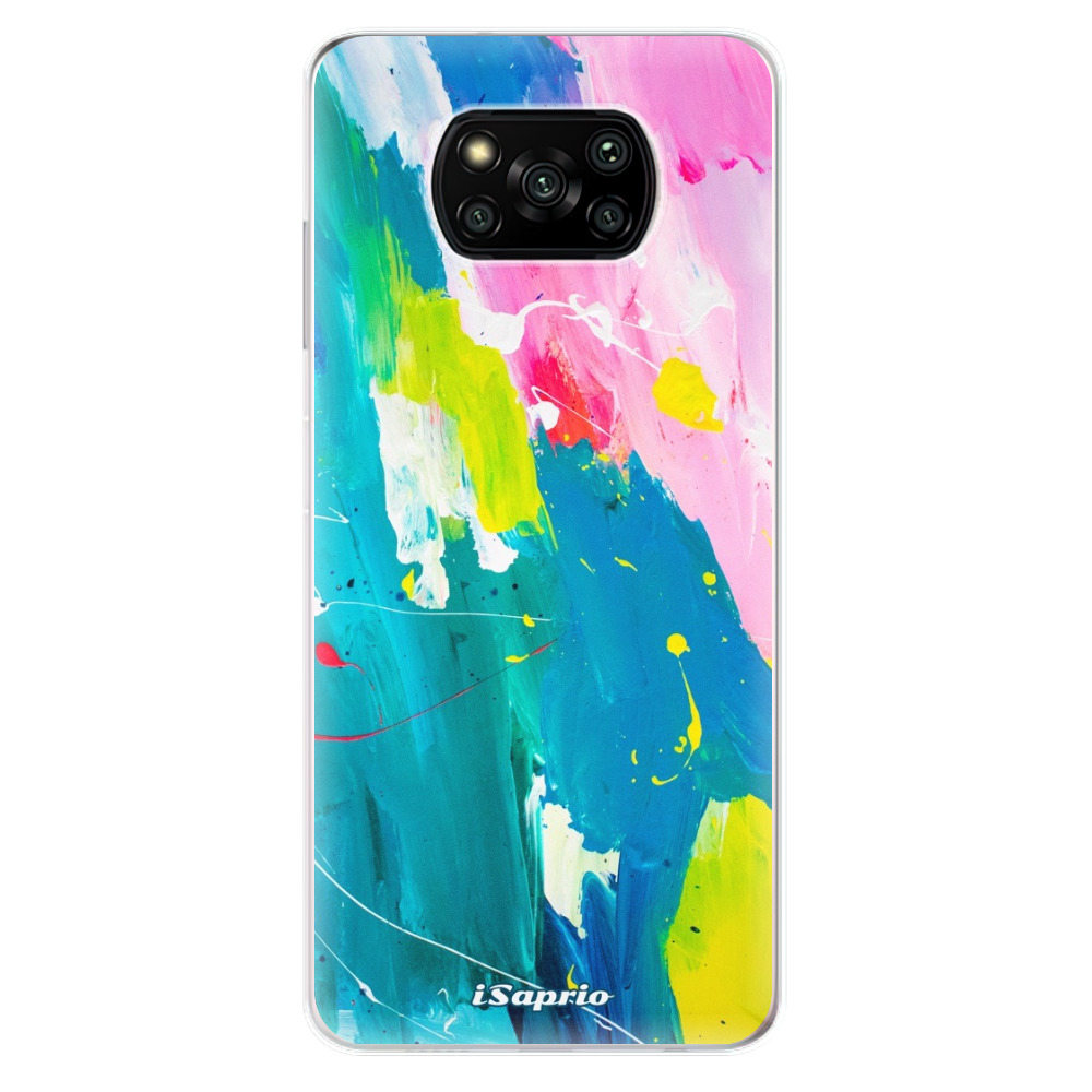 Odolné silikónové puzdro iSaprio - Abstract Paint 04 - Xiaomi Poco X3 Pro / X3 NFC