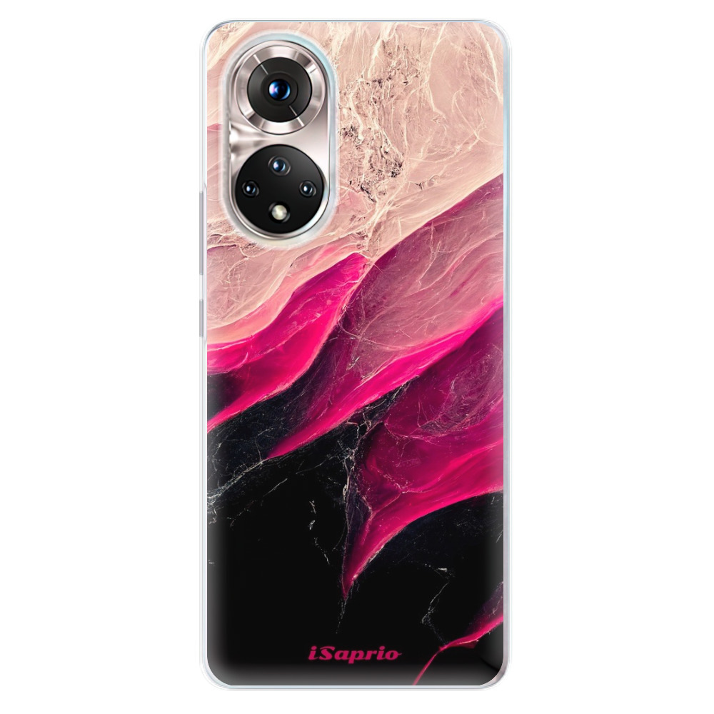 Odolné silikónové puzdro iSaprio - Black and Pink - Honor 50