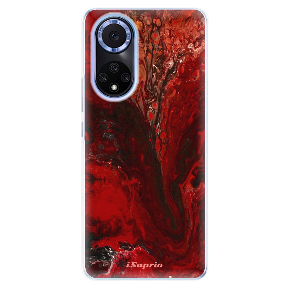 Odolné silikónové puzdro iSaprio - RedMarble 17 - Huawei Nova 9