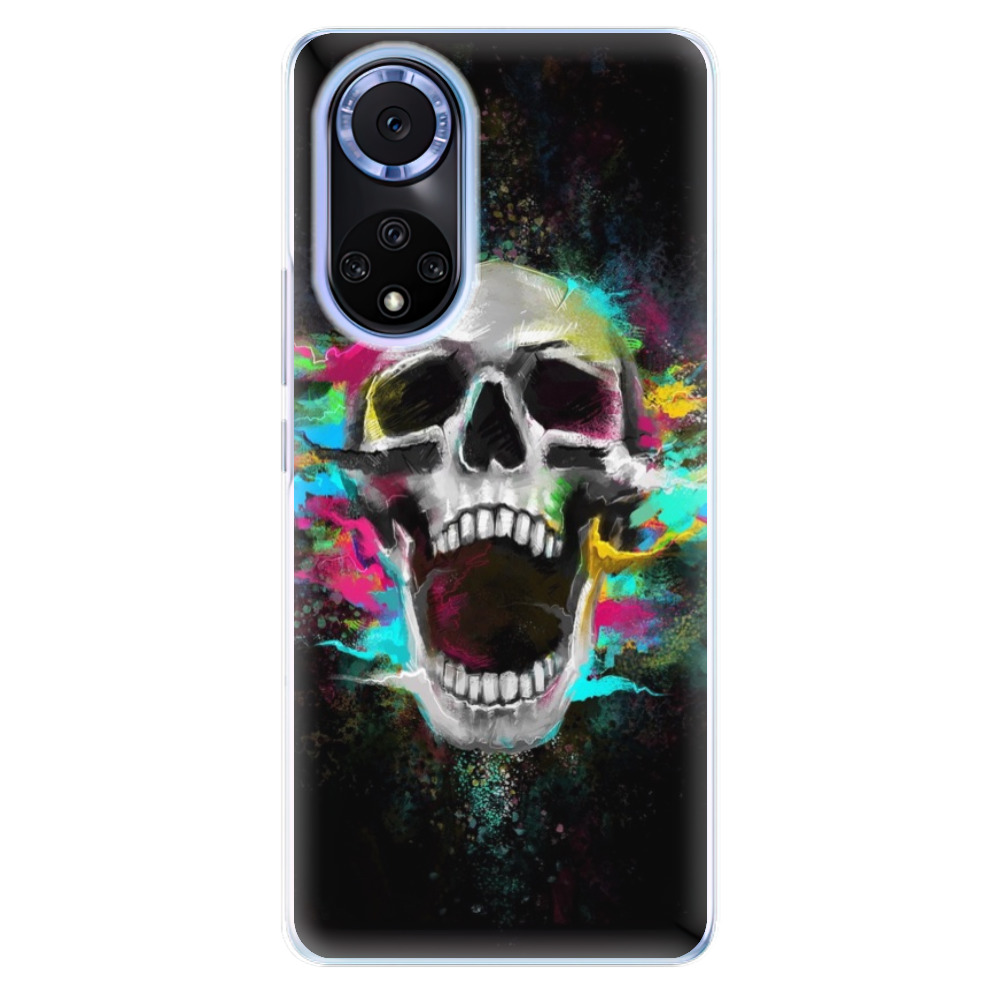 Odolné silikónové puzdro iSaprio - Skull in Colors - Huawei Nova 9