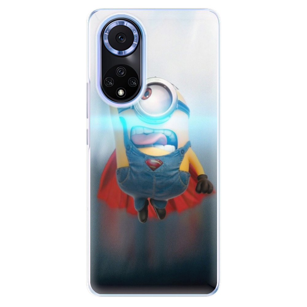 Odolné silikónové puzdro iSaprio - Mimons Superman 02 - Huawei Nova 9