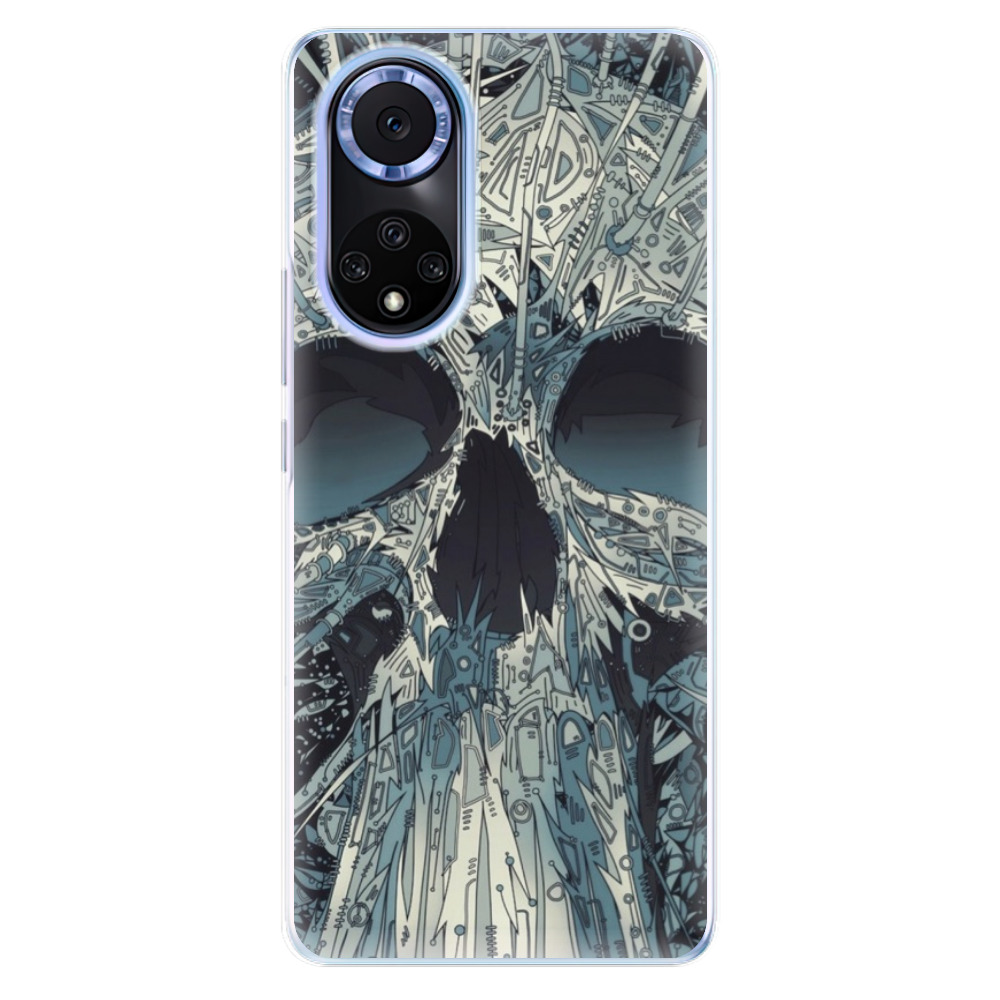 Odolné silikónové puzdro iSaprio - Abstract Skull - Huawei Nova 9