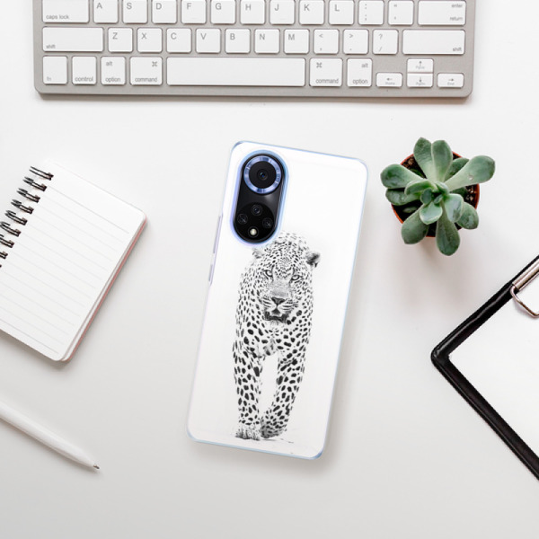 Odolné silikónové puzdro iSaprio - White Jaguar - Huawei Nova 9