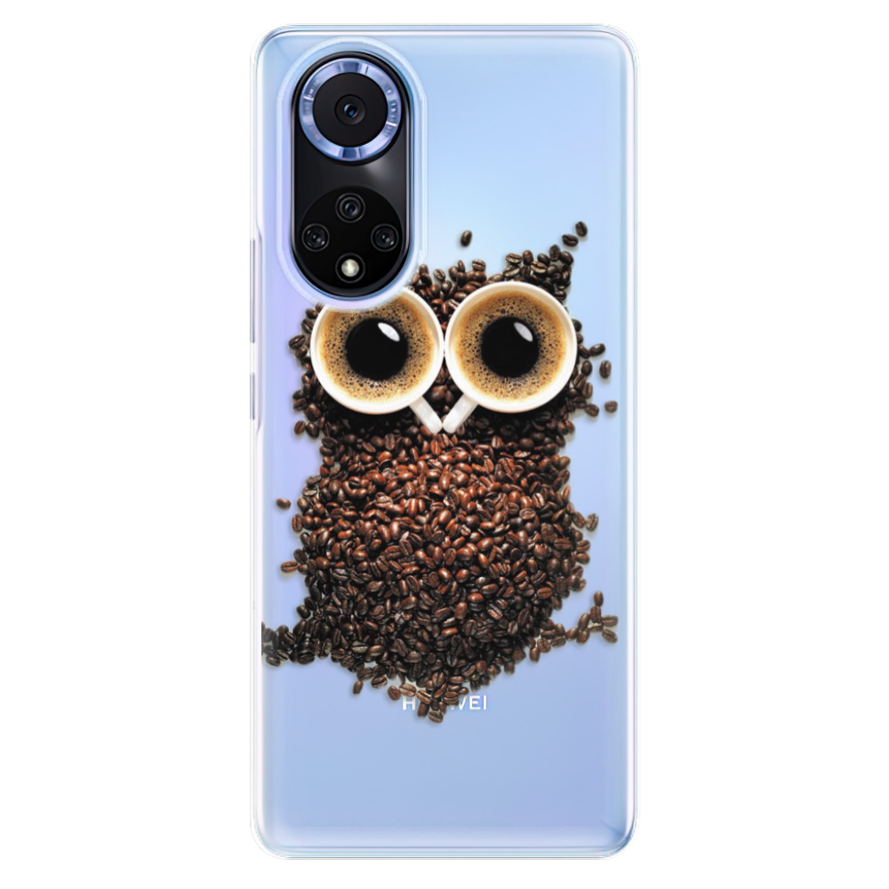 Odolné silikónové puzdro iSaprio - Owl And Coffee - Huawei Nova 9