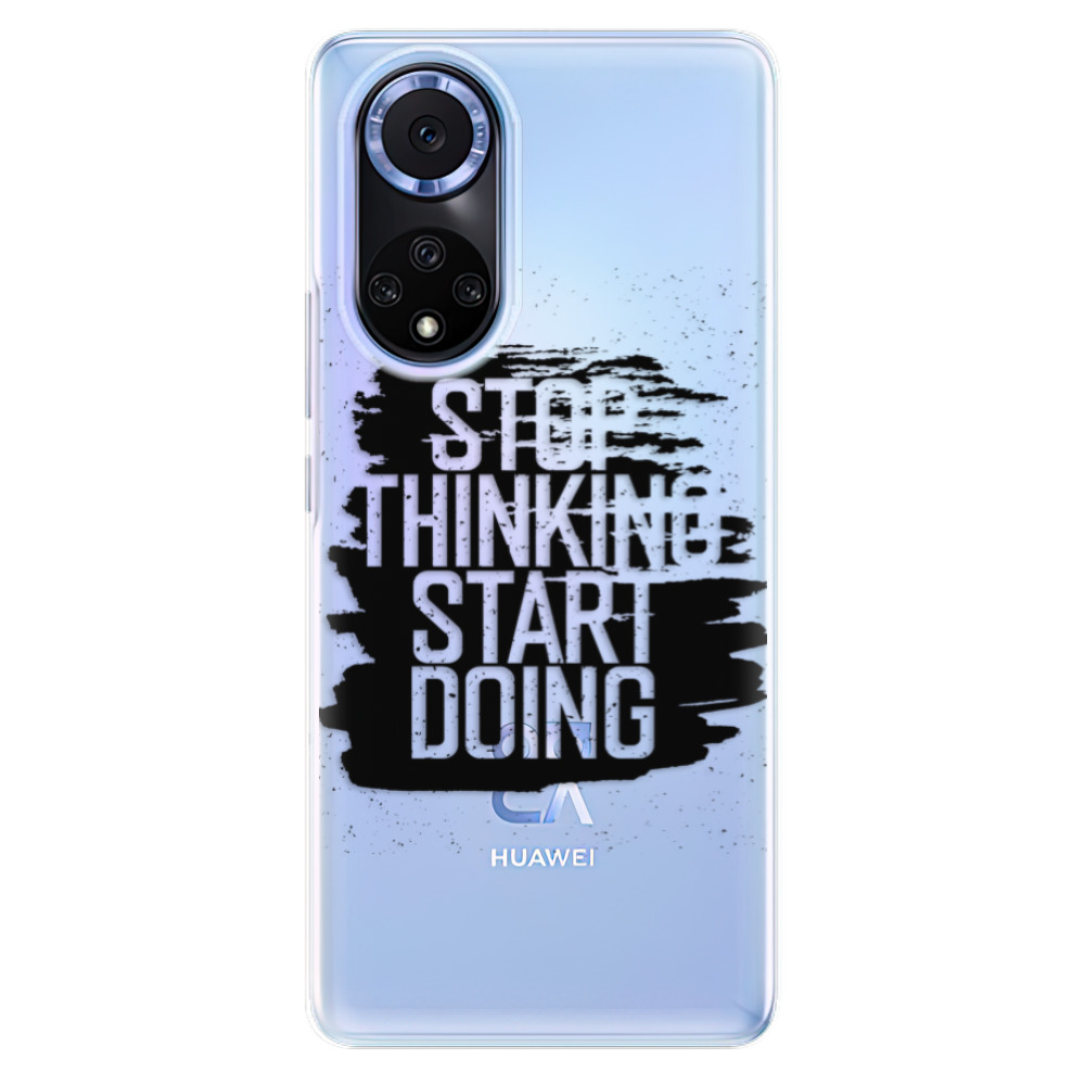 Odolné silikónové puzdro iSaprio - Start Doing - black - Huawei Nova 9