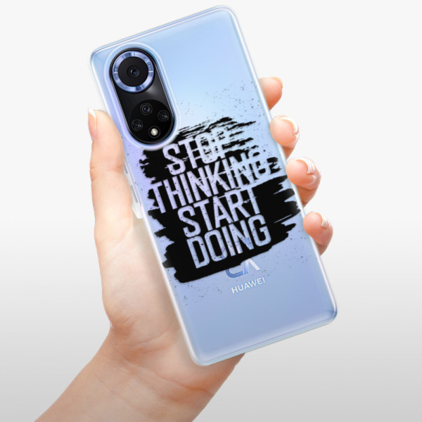 Odolné silikónové puzdro iSaprio - Start Doing - black - Huawei Nova 9