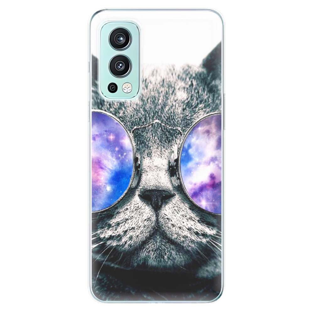 Odolné silikónové puzdro iSaprio - Galaxy Cat - OnePlus Nord 2 5G