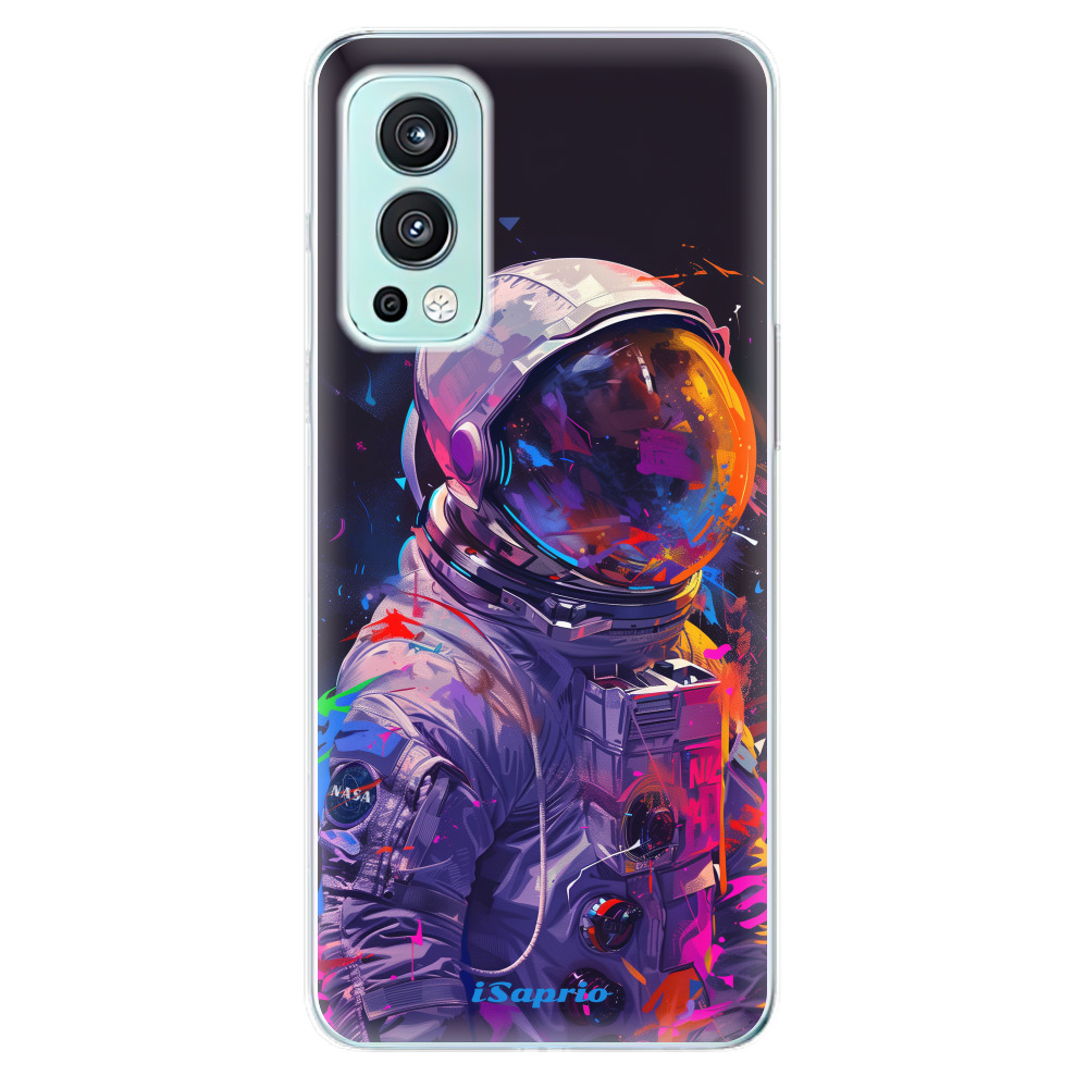 Odolné silikónové puzdro iSaprio - Neon Astronaut - OnePlus Nord 2 5G