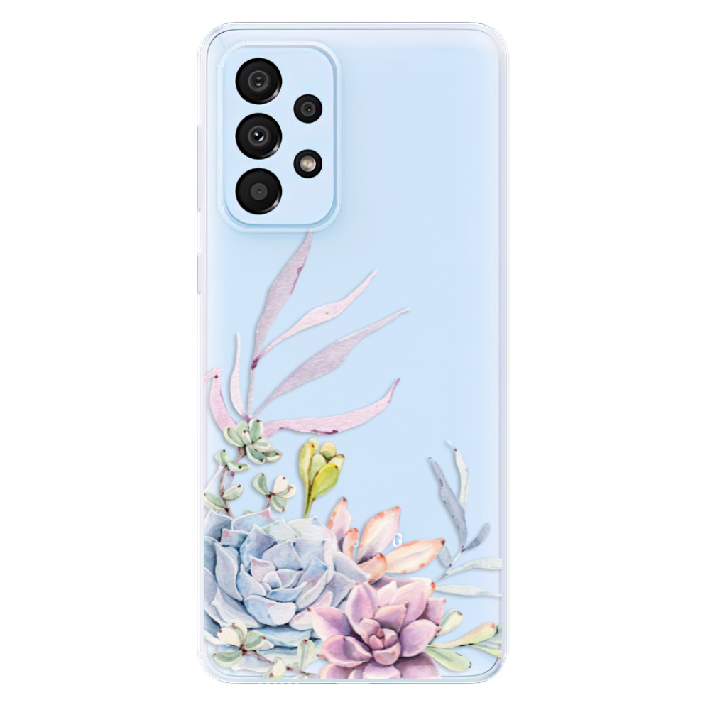 Odolné silikónové puzdro iSaprio - Succulent 01 - Samsung Galaxy A33 5G