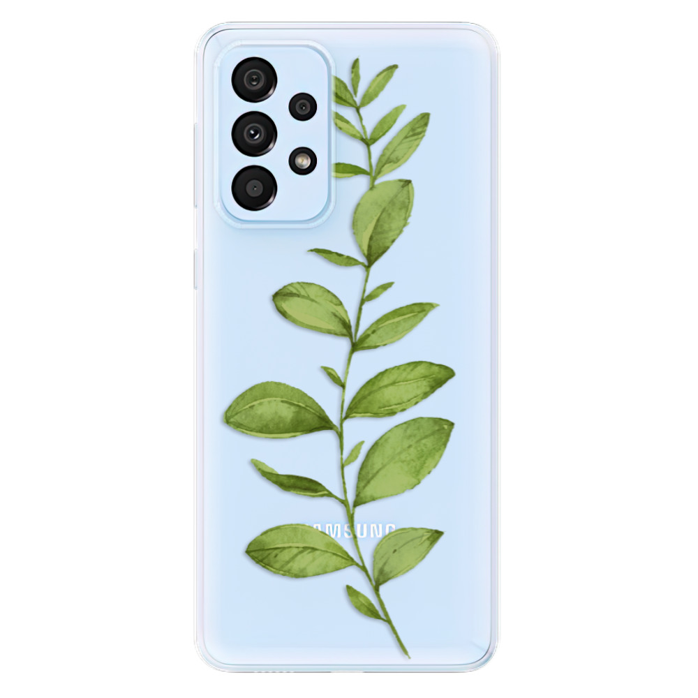 Odolné silikónové puzdro iSaprio - Green Plant 01 - Samsung Galaxy A33 5G