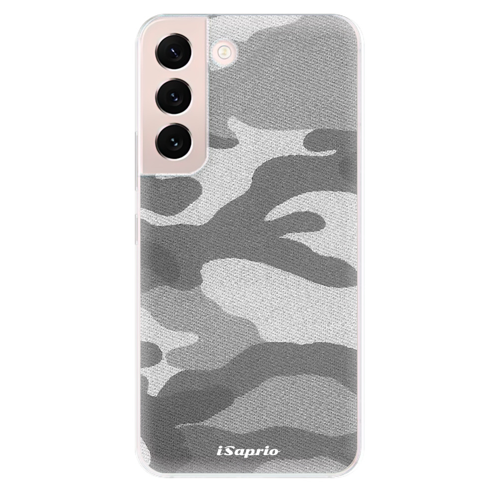 Odolné silikónové puzdro iSaprio - Gray Camuflage 02 - Samsung Galaxy S22 5G