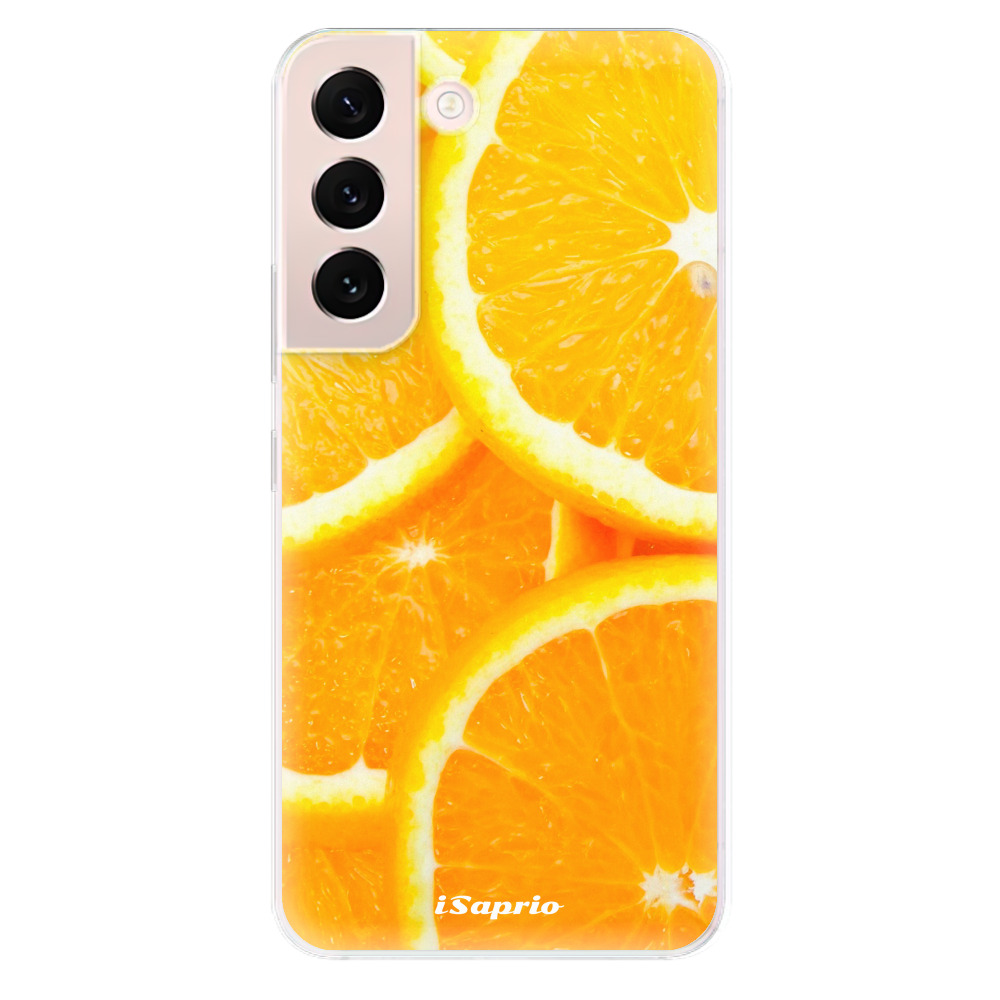 Odolné silikónové puzdro iSaprio - Orange 10 - Samsung Galaxy S22 5G