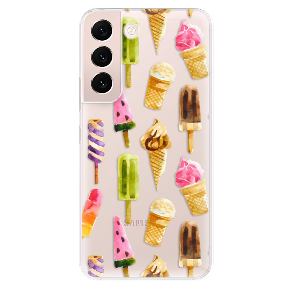 Odolné silikónové puzdro iSaprio - Ice Cream - Samsung Galaxy S22 5G