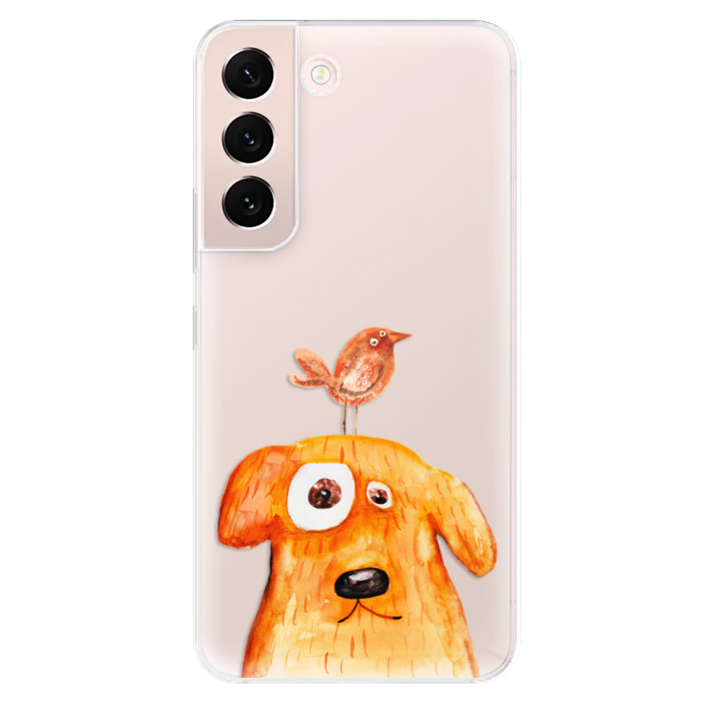 Odolné silikónové puzdro iSaprio - Dog And Bird - Samsung Galaxy S22+ 5G