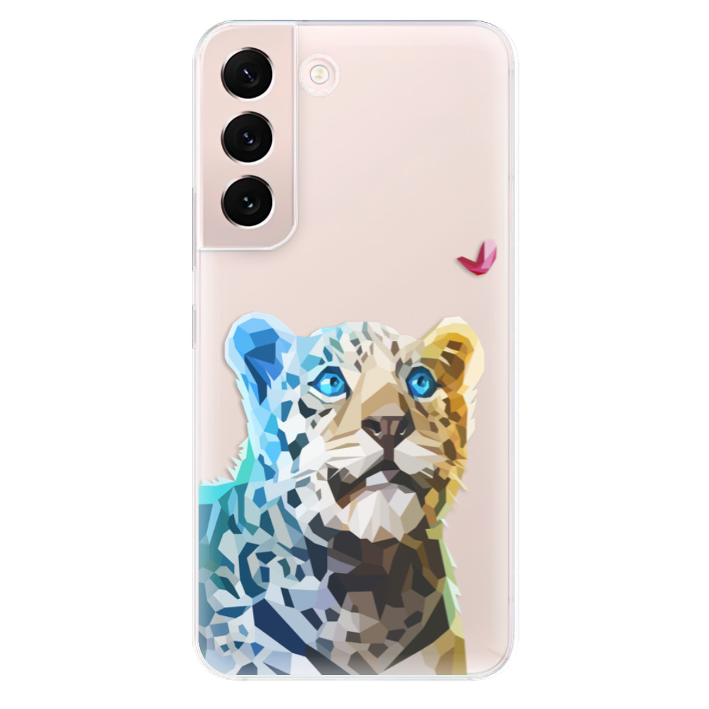 Odolné silikónové puzdro iSaprio - Leopard With Butterfly - Samsung Galaxy S22+ 5G