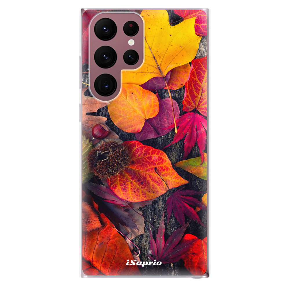 Odolné silikónové puzdro iSaprio - Autumn Leaves 03 - Samsung Galaxy S22 Ultra 5G