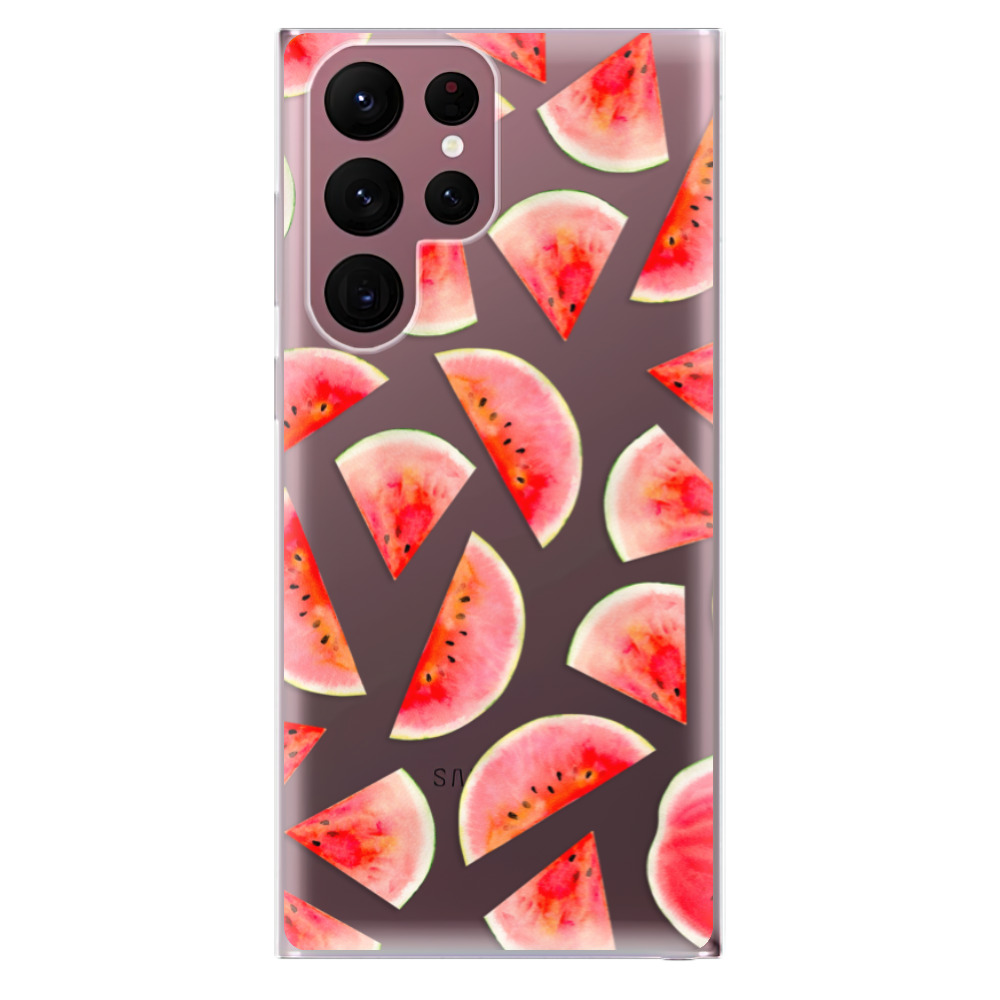 Odolné silikónové puzdro iSaprio - Melon Pattern 02 - Samsung Galaxy S22 Ultra 5G