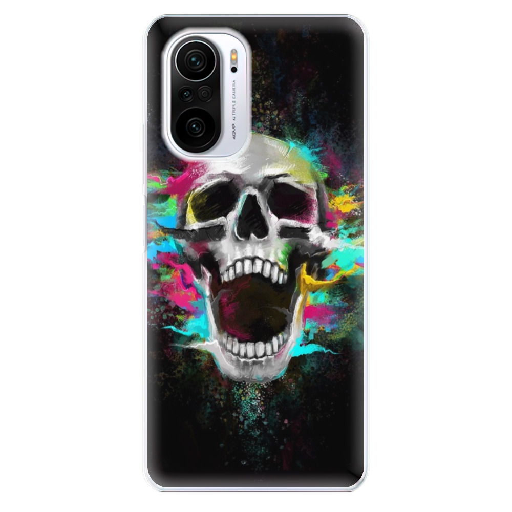 Odolné silikónové puzdro iSaprio - Skull in Colors - Xiaomi Poco F3