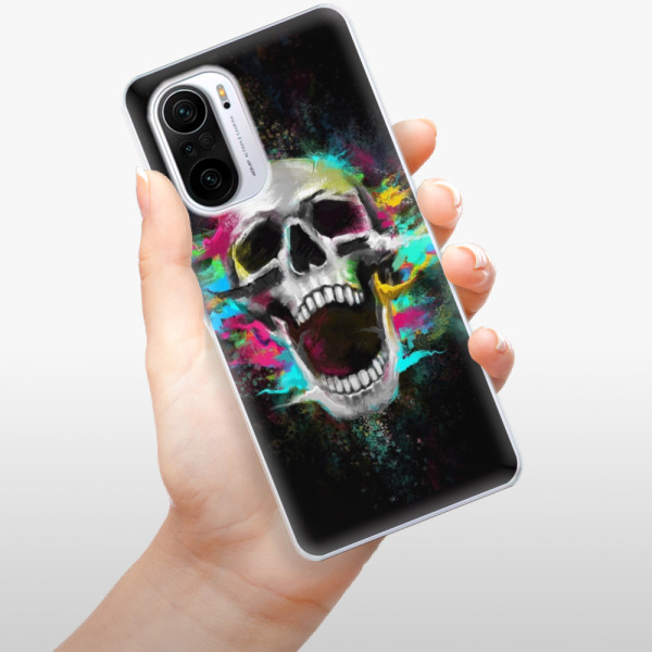 Odolné silikónové puzdro iSaprio - Skull in Colors - Xiaomi Poco F3