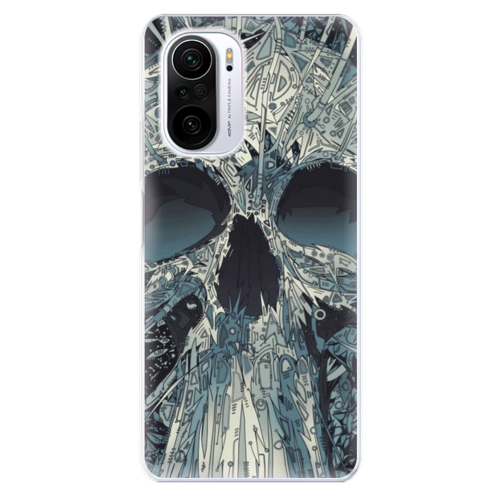 Odolné silikónové puzdro iSaprio - Abstract Skull - Xiaomi Poco F3