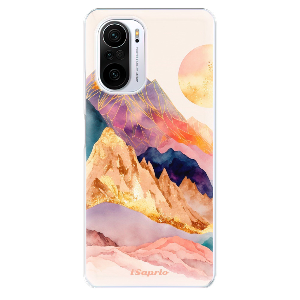 Odolné silikónové puzdro iSaprio - Abstract Mountains - Xiaomi Poco F3