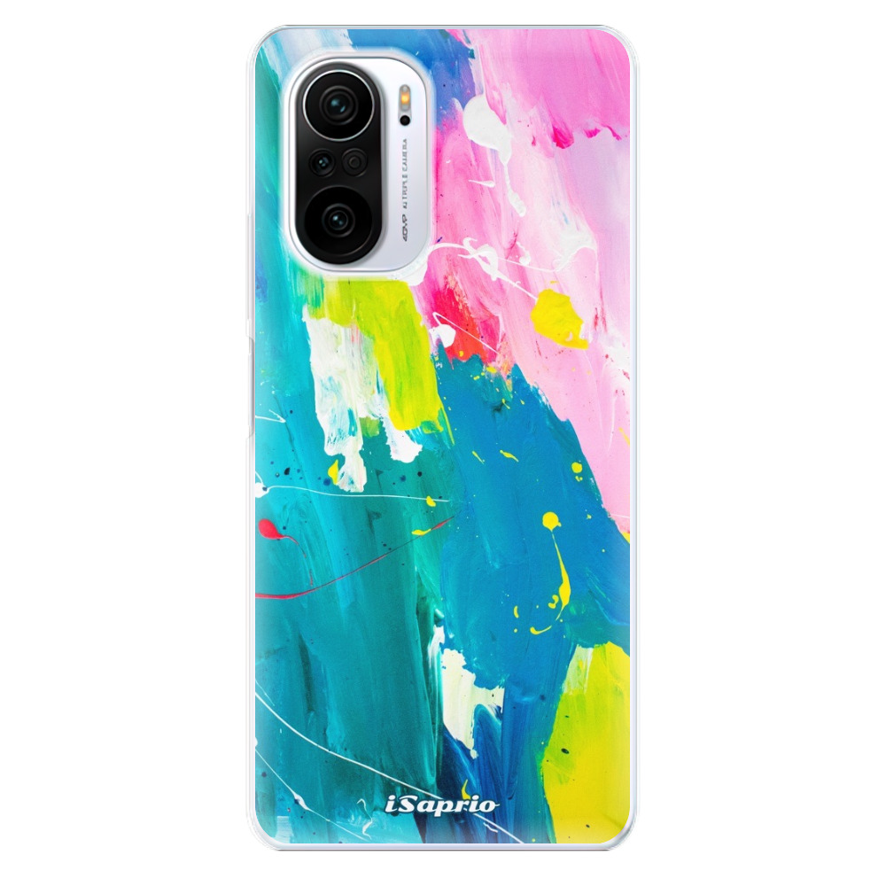 Odolné silikónové puzdro iSaprio - Abstract Paint 04 - Xiaomi Poco F3