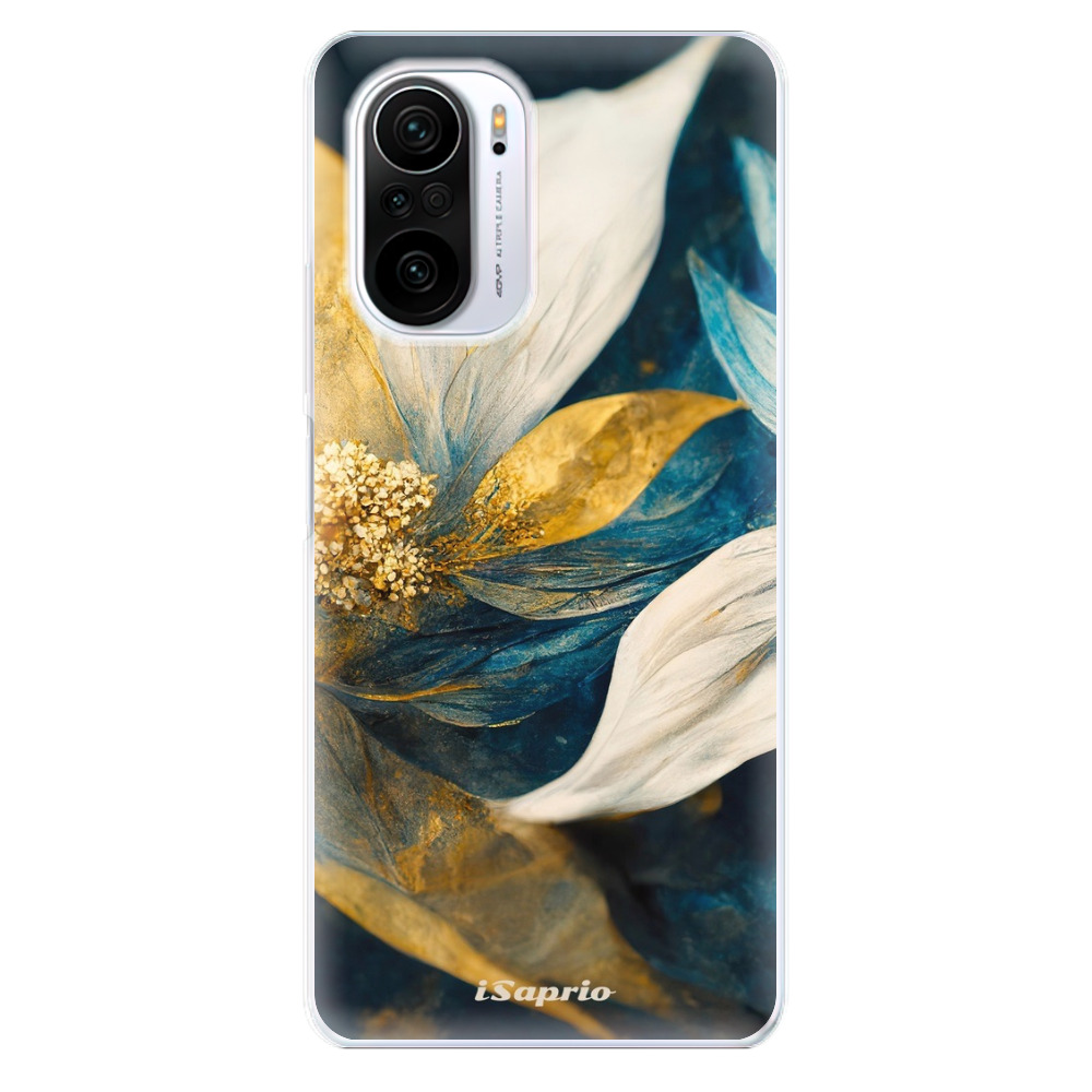 Odolné silikónové puzdro iSaprio - Gold Petals - Xiaomi Poco F3