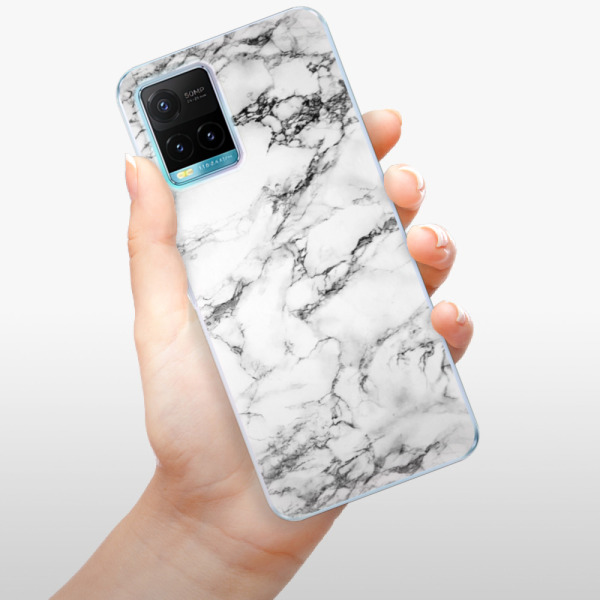 Odolné silikónové puzdro iSaprio - White Marble 01 - Vivo Y21 / Y21s / Y33s