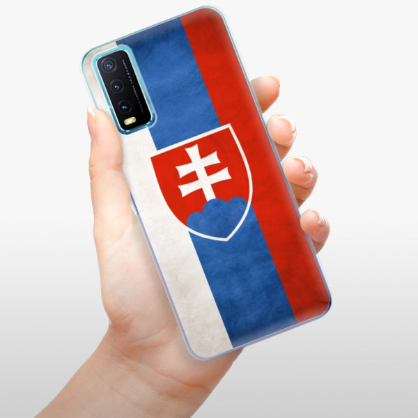 Odolné silikónové puzdro iSaprio - Slovakia Flag - Vivo Y20s